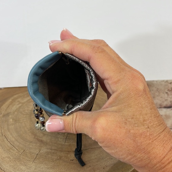 Erda Leather Coin Pouch Purse - Picture 4 of 5